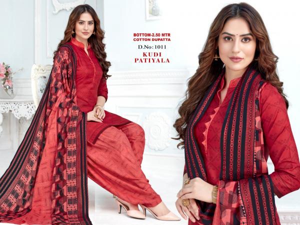 Kudi Patiyala 1 Fancy Cotton Casual Wear Dress Materials 